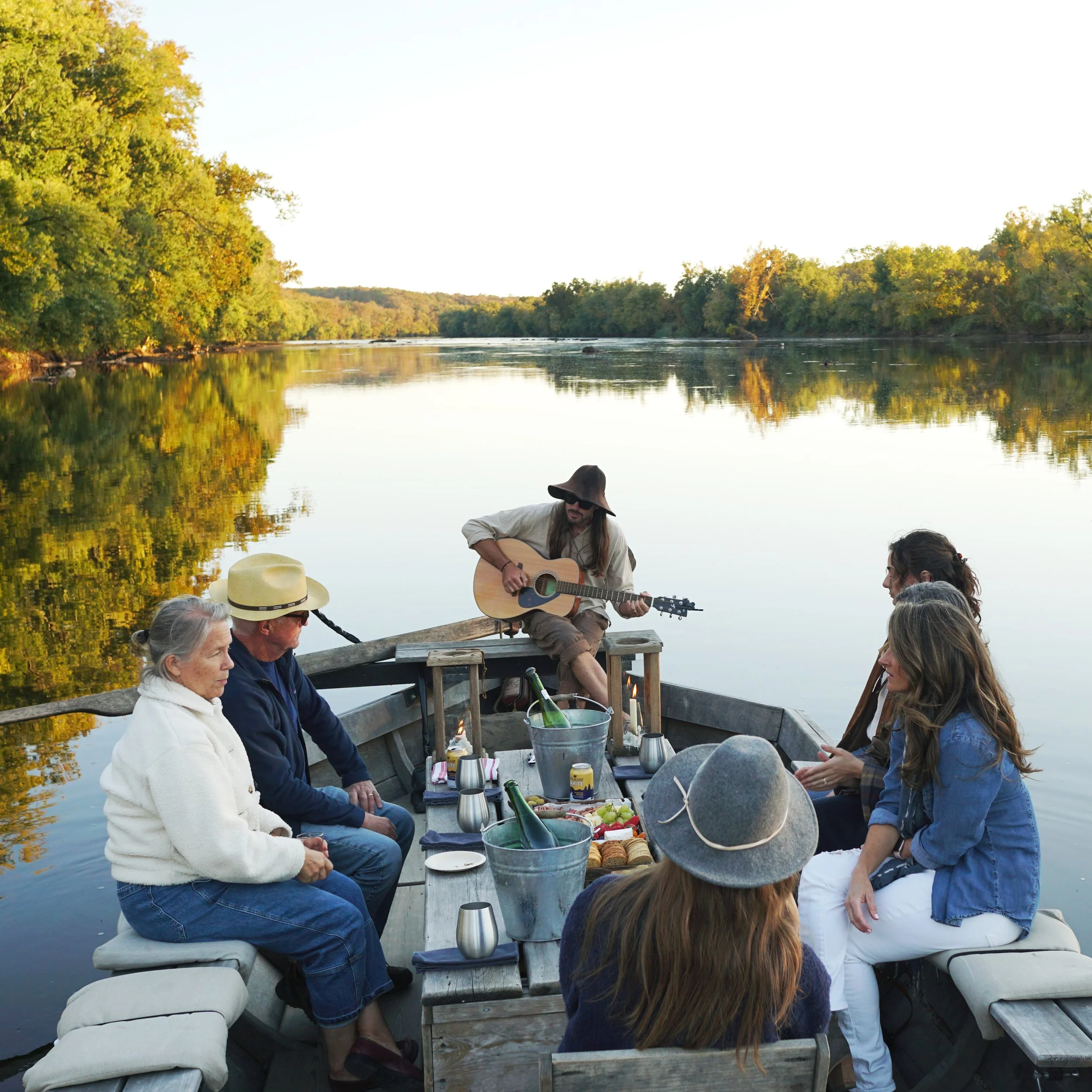 Sunset and Dining on the Lake